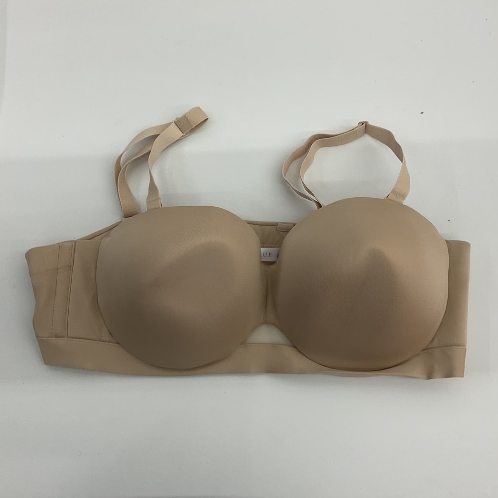 Cacique Tan Push Up Bra 46C Nylon Preowned Women's Intimates